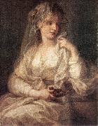 KAUFFMANN, Angelica Portrait of a Woman Dressed as Vestal Virgin sg Spain oil painting artist